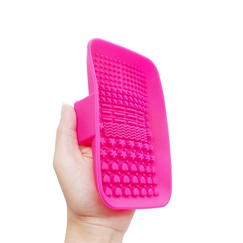 KINGZHUO Makeup Brush Cleaner Pad Cosmetic Brush Cleaning Mat Portable Washing Tool Scrubber Brush Cleansing Pad Makeup Cleaning Mat - Image 3